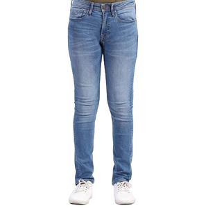 High Quality Customized <b>Men's</b> Denim Pants Vintage Style Solid Color Medium Wash 100% Cotton ODM Bangladesh Wholesale Price - Product Image 1