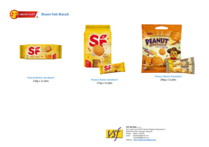 Galletas Sandwich Shoon Fatt con Mantequilla de Maní, 175g X 12 Paquetes - Product Image 3