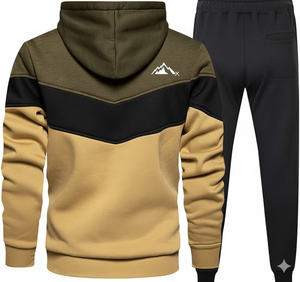 Chándal Deportivo Personalizado para Hombre con Capucha, 100% Algodón, Transpirable y Antibacteriano |   Conjunto Deportivo de Forro Polar para Invierno |   Logotipo Bordado - Product Image 2