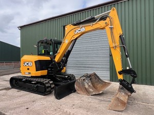 Excavadora JCB de 8,5 toneladas 85Z-2, excavadora de orugas oscilante de cola cero, motor Kohler, sistema hidráulico Bosch, bomba de Motor de núcleo, caja de cambios, engranaje PLC - Product Image 6