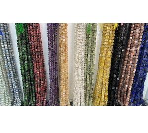 Collier moderne en agate naturelle, accessoire de mode tendance, léger, confortable, durable, à porter au quotidien, en provenance d'Inde - Product Image 2