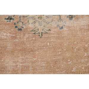 Alfombra Vintage de 1.6x6.3 pies, Alfombra Turca, Alfombra de Lana Azul Camuflaje - Product Image 5