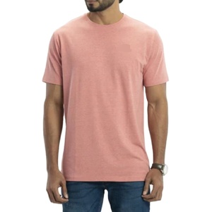 T-shirt pour homme en coton 100% à manches courtes, col rond, uni, bon marché et de haute qualité, vente en gros d'usine - Product Image 2