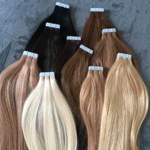 Venta al por mayor 613 de fabricantes de pelo de cinta rubia en Vietnam cabello humano crudo Remy Balayage cinta en proveedores de extensiones de cabello - Product Image 3