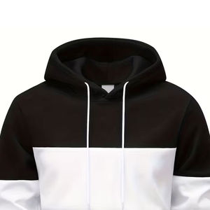 เสื้อฮู้ดผู้ชาย ผ้าฝ้าย 100% เนื้อนุ่ม ถักอย่างดี มีซับในหนา มีกระเป๋า - Product Image 3