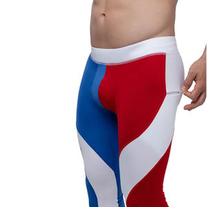 กางเกงเลกกิ้งผู้ชายแบบแห้งเร็วผ้าซับลิเมชั่นนุ่มใส่เล่นโยคะเอวยางยืด - Product Image 4