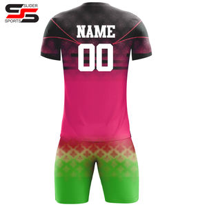 2025 precio al por mayor nueva ropa de entrenamiento de competición conjunto de uniforme de fútbol de manga corta camiseta de fútbol ropa deportiva de secado rápido - Product Image 4