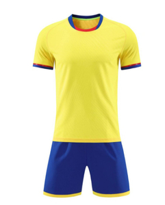 Vente en gros 140GSM 100% polyester maille personnalisée évacuation de l'humidité ensemble de football à manches courtes à séchage rapide - Product Image 5