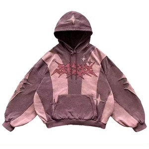 Alta calidad OEM Plain Heavyweight Fleece Logo Impreso Algodón Oversize Custom Unisex Hoodies Mens Plain Hoodies para el invierno - Product Image 2