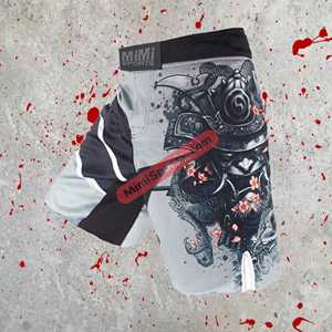 Nuevo 2025 Custom MMA Shorts Cómodo Cintura elástica Casual Sublimado Boxeo Fighting Shorts con patrón sólido - Product Image 3