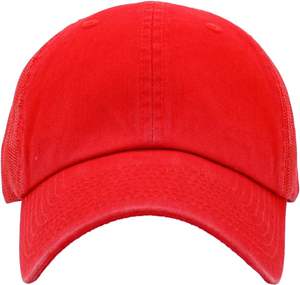 Gorra de béisbol de perfil bajo sin construir de tendencia para hombres y mujeres ajustable Vintage lavado sombrero de conductor de camión impreso estilo Unisex - Product Image 1