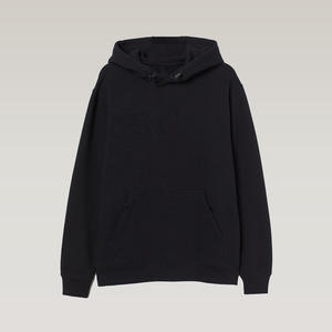 Sudadera con capucha de algodón 100% OEM para hombre, 2 colores, manga larga, tamaño liso personalizado, estilo de calle, técnica de lavado de descarga - Product Image 1