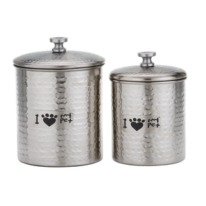 Vente en gros de boîtes en métal classiques, élégantes et neuves pour la cuisine, lot de 2 boîtes en métal de créateur faites à la main de belle qualité - Product Image 4