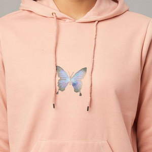 Nuevo estilo de cremallera de manga larga de mujer de moda con capucha y ropa de calle para mujeres sudaderas con capucha - Product Image 5