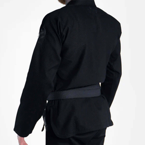 Kimono de Jiu-Jitsu noir extensible en coton épais, uniforme d'arts martiaux, coutures renforcées, ensembles de vêtements d'entraînement pour unisexe - Product Image 6