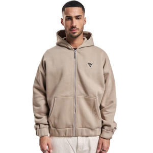 Sweat à capuche à fermeture éclair pour hommes, sweat à capuche décontracté à manches longues avec poches avant, coupe décontractée, streetwear confortable - Product Image 1