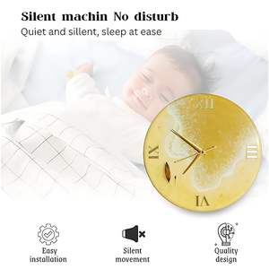 Reloj de Pared de Lujo Hecho a Mano con Resina, Tema Oceánico, Moderno, Impermeable, Extra Grande, Luz Nocturna, Decoración para el Hogar, Comedor, Reloj de Boda - Product Image 4