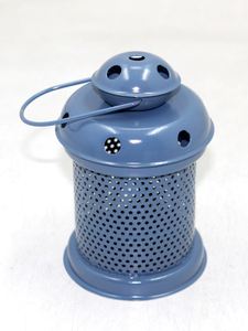 Linterna de hierro decorativa de lujo con soporte de vela de PC gris mate T Lite para decoraciones hechas a mano al por mayor a granel - Product Image 2