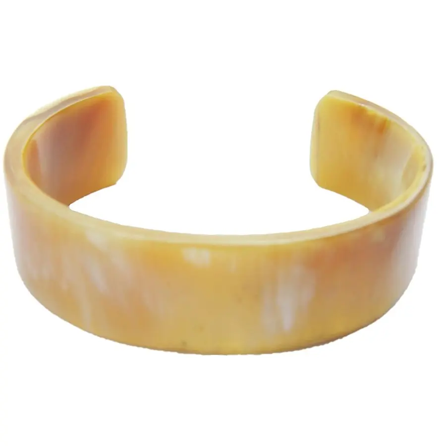 Bracelets de manchette en corne de vache naturelle 100% de forme faite à la main bracelet en corne de qualité supérieure nouveaux bijoux de mode pour les vêtements de fête et à la maison