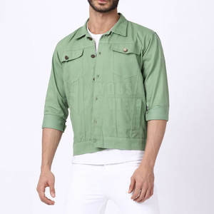 Cómoda chaqueta de invierno Jeans para la venta Mejor precio Hombres Jeans Chaqueta Diseño personalizado Jeans Chaqueta - Product Image 5