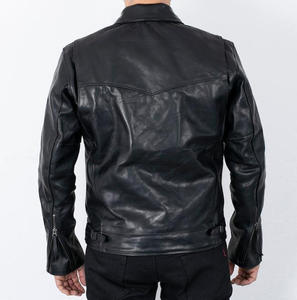 High Quality Custom Men's Geniun Leather Jacket from Pakistan <b>Stand</b> Collar Winter Top Product - Product Image 2