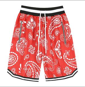 High Quality Men's Plus Size Summer <b>Shorts</b> Breathable Mid-Waist Mesh <b>Zip</b> <b>Pockets</b> Oxford Fabric Sublimation Camouflage Drawstring - Product Image 5