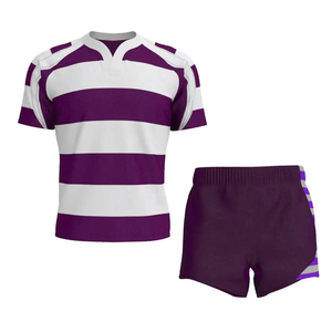 Uniforme de Rugby para Hombre Más Vendido, Diseño Personalizado, Conjunto de Camiseta de Manga Corta y Pantalones Cortos con Envío y Entrega, Servicio OEM - Product Image 3