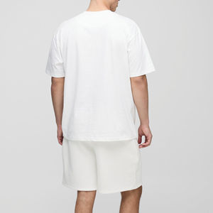 Artículo más vendido, ropa informal de verano, conjunto de camisa y pantalones cortos de dos piezas de algodón 100%, Conjunto de jogging de hip hop con estampado personalizado para hombres - Product Image 3