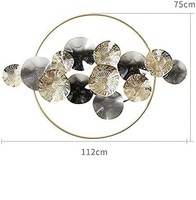 Meilleures ventes 2025 : Décoration murale en macramé métallique fait main, motif personnalisé, style moderne, pour embellir la maison, mariage, anniversaire