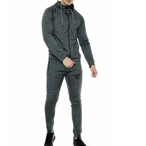 Personalizado al por mayor de alta calidad de dos piezas conjunto de chándal y el campo de Jogging Logo OEM personalizado impreso bordado cremallera de los hombres - Product Image 1