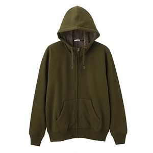 Sudadera con capucha y cremallera completa para hombre de diseño personalizado, sudadera de estilo básico mezclado de algodón para ropa de calle de invierno o gimnasio, impresión Digital - Product Image 2