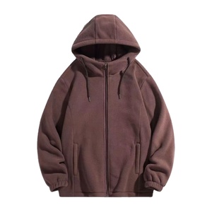 เสื้อมีฮู้ดแบบซิปของผู้ชายผ้าฝ้ายขนแกะคอตตอนเสื้อผ้านุ่มระบายอากาศได้ดีดีไซน์100% สำหรับฤดูหนาว - Product Image 4