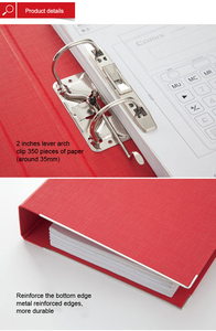 <span class=keywords><strong>Comix</strong></span> A305 Đòn Bẩy Vòm Tập Tin Hot Bán Double Side PP Chất Liệu Và A4 Đòn Bẩy Vòm Loại Tập Tin Văn Phòng Văn Phòng Phẩm Tập Tin Thư Mục - Product Image 4