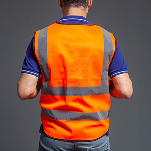 Chaleco de Seguridad Reflectante de Alta Calidad con Servicio OEM, Chaleco de Seguridad de Alta Visibilidad para Exteriores al por Mayor - Product Image 5