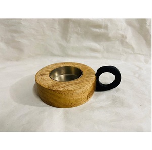 Bougeoir en bois et métal noir le plus vendu pour la décoration de Noël à la maison - Product Image 3