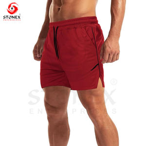 Short de sport décontracté à séchage rapide pour homme Short de sport réfléchissant avec poches pour l'entraînement de course ou de gymnastique - Product Image 4