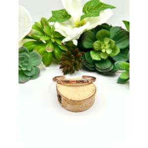 Shirley Collection Elegant <b>Copper</b> Plumber Fashion Cuff Bracelet - Product Image 1