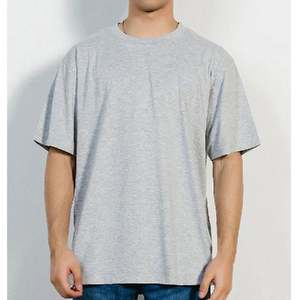 เสื้อยืดผู้ชายผ้าฝ้าย 100% แบบสั่งทำพิเศษ ทรงหลวม พิมพ์โลโก้ตามแบบ บริการ OEM คุณภาพสูง เสื้อยืดลำลองผู้ชาย - Product Image 3