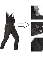 Vêtements de travail unisexe bavoirs de pluie haute visibilité combinaisons de pluie confortables pour tous les sexes vêtements de sécurité
