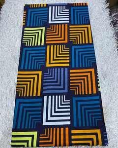 Haute qualité Togo hollande 100 pour cent coton imprimé à la cire africaine et tissu Ankara 6 mètres en vrac OEM pour robes et décoration intérieure - Product Image 1