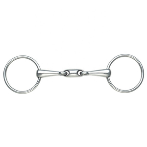 Ultra Sensogen RS Dynamic Western Oval Link Horse Stable Double-Jointed Eggbutt Bit Sports Entertainment Bouche en acier inoxydable - Product Image 1