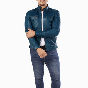 Chaquetas de Hombre Arrival, Diseño de Color, Chaqueta de Cuero Genuino, Chaqueta Personalizada de Alta Calidad para Hombre, Venta al por Mayor de Cuero en 2026 - Product Image 1