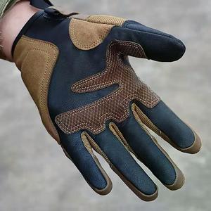 Gants tactiques d'extérieur en gros pour les forces spéciales Gants tactiques durables en microfibre avec écran tactile avec logo personnalisé - Product Image 4