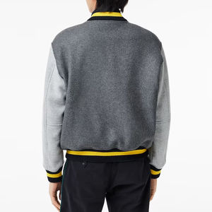 Letterman universitaire en laine de qualité supérieure personnalisé vente en gros de manches longues col montant hiver université Baseballjacket pour hommes - Product Image 3