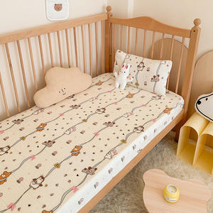 Automne et hiver classe a housse de matelas en molleton de lait de qualité maternelle et infantile épaissi chaud entièrement enveloppé lavable en Machine - Product Image 2