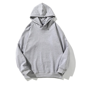 Sweat-shirts à capuche unis pour hommes et femmes, en mélange doux de coton et de bambou, avec poche kangourou, pour l'hiver, teint uni, perlé - Product Image 3