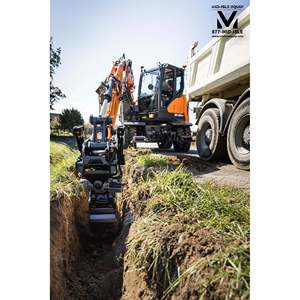 Miniexcavadora DEVELON DX100W-7 con Rango de Peso Operativo de 5-25 Toneladas, Usada, con Accesorio de Cuchara, 1 Año de Garantía - Product Image 1