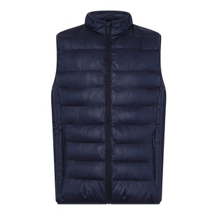Chaqueta acolchada sin mangas para hombre, chalecos cálidos de invierno transpirables de Color personalizado con cuello levantado, gran oferta, nuevo diseño informal - Product Image 3