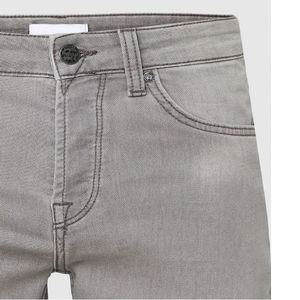 Short en jean pour homme Short en jean fin à la mode pour homme Coupe droite cintrée Ceinture en détresse à la taille - Product Image 5