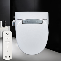Couverture intelligente VOGO C130 avec fonction de télécommande avancée, forme allongée de siège de toilette